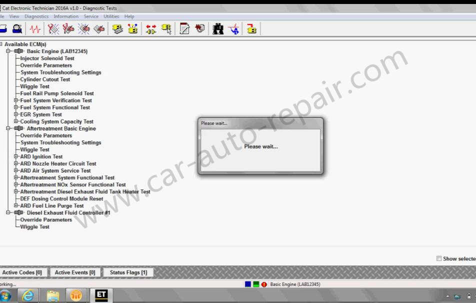 How to Use CAT ET Diagnostic Software Wiggle Test Function (2)