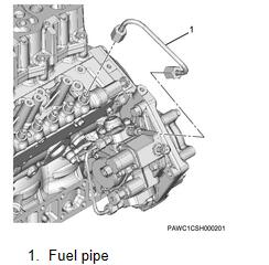 ISUZU 4LE2 Tier-4 Engine Fuel Temperature Sensor Removal Guide (6)