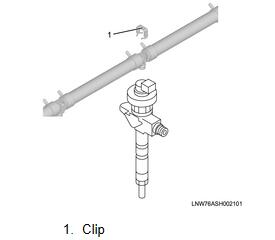 ISUZU 4LE2 Tier-4 Engine Injector Removal Guide (6)