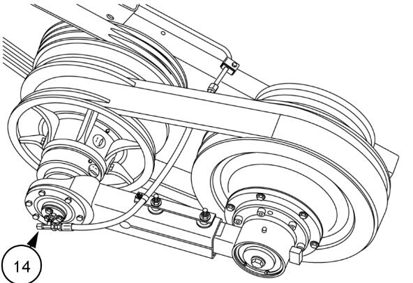New Holland CX8080 Combine Variator Rotating Coupler Installation Procedure (14)