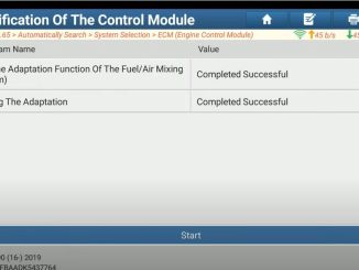 Volvo XC90 2019 Fuel Trim Adaptation Function Reset by Launch X431 (6)