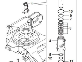 Yanmar ViO45-5 ViO55-5 Swivel Joint Disassembly and Reassembly (1)