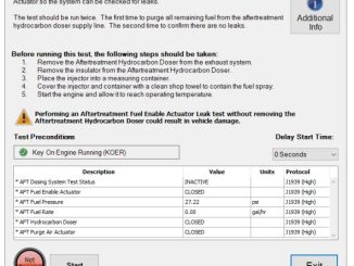 International A26 Engine Fuel Enable Actuator Leak Test by JPRO