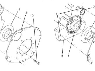 Perkins 400A 400D Industrial Engine Crankshaft Rear Seal Remove and Install