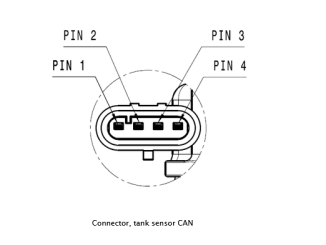AGCO EEM5 DEF Suction Module Tank sensor (CAN) (2)