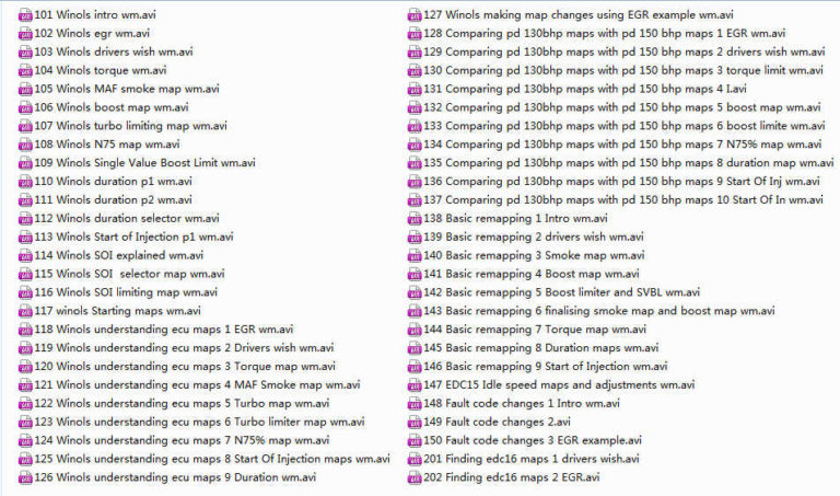 winols 2.24 vehicle list winols 2.24 vehicle list