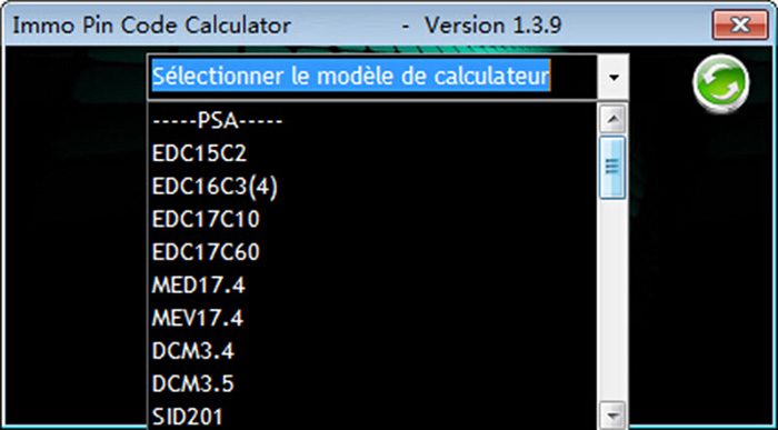 PSA Immo PIN Code Calculator v1.3.9 Free Download